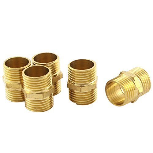 DealMux 1/2 BSP Male to Male Thread Equal Fitting Hex Reducer Nipple [5 Pieces] (B01F0TGE32) Amazon Price History, Amazon Price Tracker
