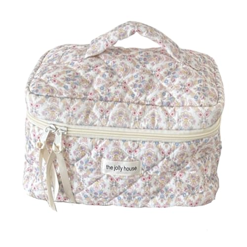 Borsa per trucco per organizer multiuso per cosmetici spaziosa e carina per da viaggio per amici colleghi Mazzolino