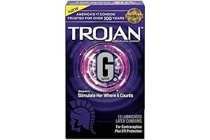 Trojan G Spot Thrill Pack with Classy Brass Pocket Case 10-count