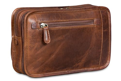Sac de rangement multi-compartiments de qualité supérieure Calfnero avec double fermeture - 5