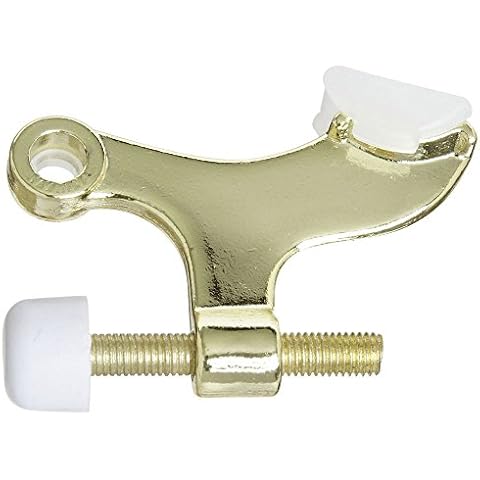 National Hardware N279-695 V227 Hinge Pin Door Stop in Brass Cover