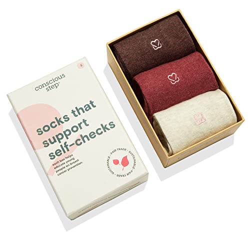 Image of Conscious Step Women's Fair Trade Organic Cotton Crew Socks | 3 Pack | Every Pair Helps Support our Humanitarian Partners