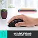 Logitech M705 Marathon Wireless Mouse, Gaming Mouse Wireless, 2.4 GHz USB Receiver, 5-Programmable Buttons, 3-Year Battery, PC, Mac, Laptop, Chromebook - Black