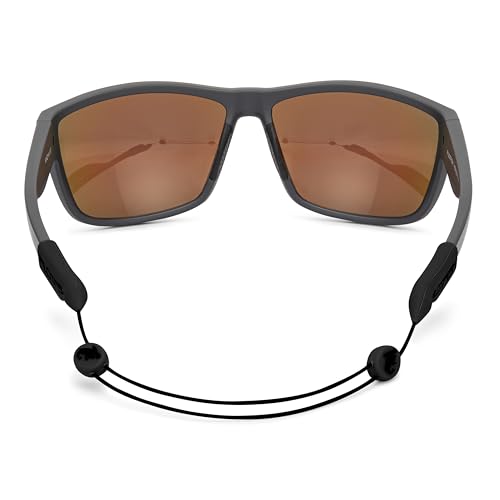 Pilotfish No Tail Adjustable Eyewear Retainer Cable Strap: Sunglasses, Eyeglasses, Glasses (14 Inch, Tactical Black)2