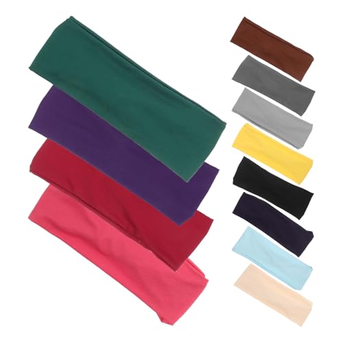 Bandeaux élastiques cheveux femme lot de 12 respirants pour sport et running