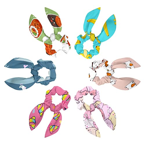 Chouchous motif banane pour queue de cheval : l'accessoire de vos coiffures d'été
