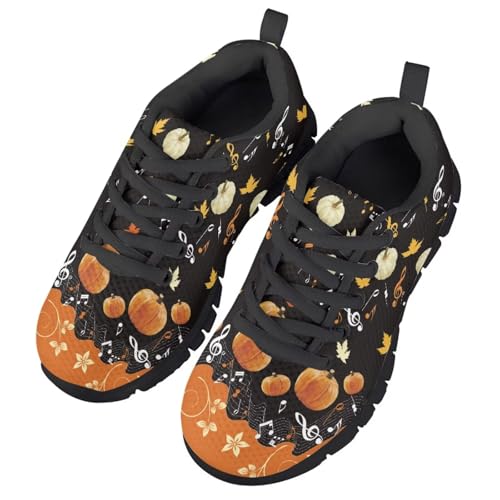 SYtrade Kid Boys Girls Shoes Running/Walking Sports Sneakers Black Sole4