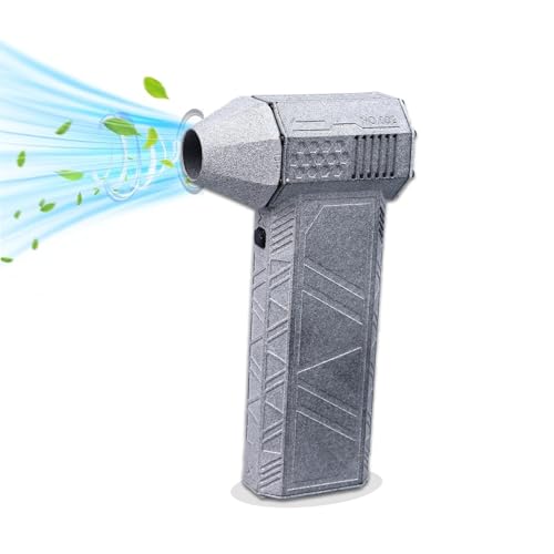 Jet Dry Blower, 150000 RPM 40mm Type C Electric Air Duster with Turbine Powered, Stepless Speed Adjustment, 3000mAh Battery, for PC Home Car Outdoor