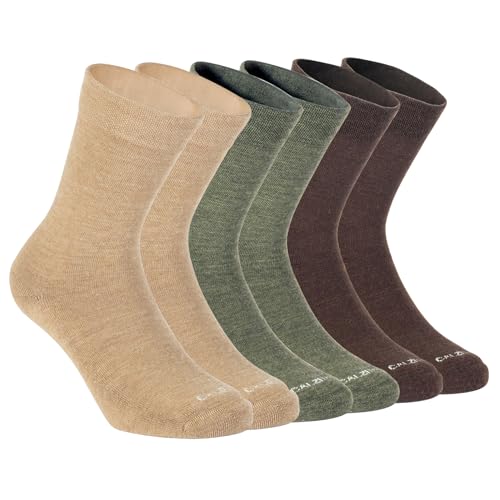 Chaussettes Laine Mérinos au chaud pour affronter l'hiver avec le lot CALZITALY