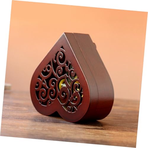 Caja de música de madera vintage como obsequio adecuado para bodas 3