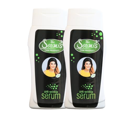 THE SOUMI'S CAN PRODUCT Anti Wrinkle Serum | With Grape Seed & Carrot Oil | Reduces Fine Lines & Wrinkles | Improves Skin Elasticity & Firmness | Youthful Glow & Radiance Booster | Hydrating & Lightweight Formula for Daily Use | Face Care Solution for Women & Men | 100ml (Pack of 2)