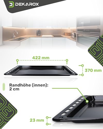 Plaque de cuisson émaillée 422x370mm pour four AEG Electrolux