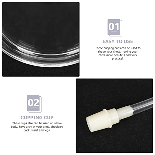 1 set de copas de ventosa profesionales para cupping en casa, ligeras y fáciles de usar para alivio muscular y bienestar, para salones de belleza y cuidado personal miniatura 2