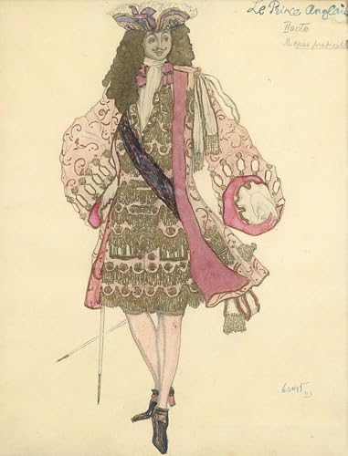 Affiche ballet Leon Bakst impression sur toile 60x90cm pour décoration salon