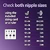 Philips Avent Hands-free Double Collection Cups, Ultra-light & Transparent Collection Cups for Electric Breast Pump, 4 Breast Shields (2x 21mm, 2x 24mm), 2x 19mm Shield Inserts, Sizing Card, SCF442/62