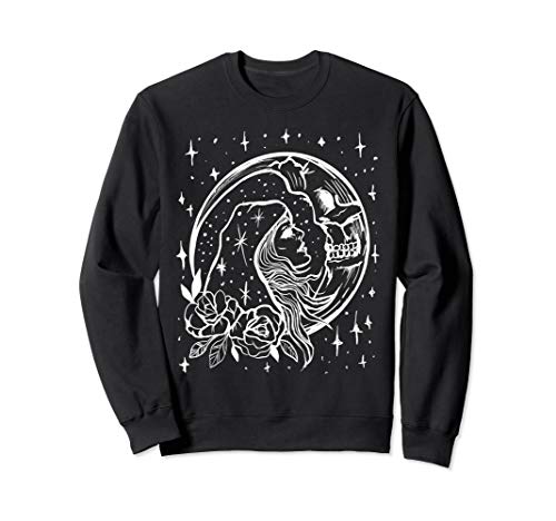Moon & Stars Sun Kissing the Moon Goth Romantic Sweatshirt