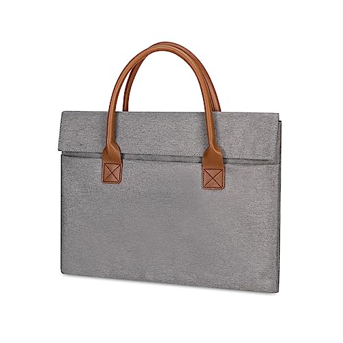 Borsa leggera per computer portatile multifunzionale per tablet alla moda da viaggio per da 13-15 pollici grigio 35.5 cm
