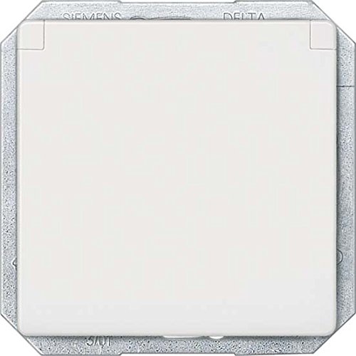 Siemens Indus.Sector Schuko Socket 5UB1937 Aluminium Delta i-system Socket 4001869270081