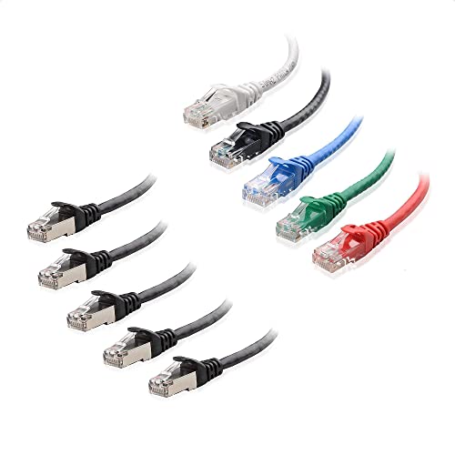 Cable Matters Combo Cable Ethernet Cat6 y Cat6A 3 ft 5-Pack miniatura 1