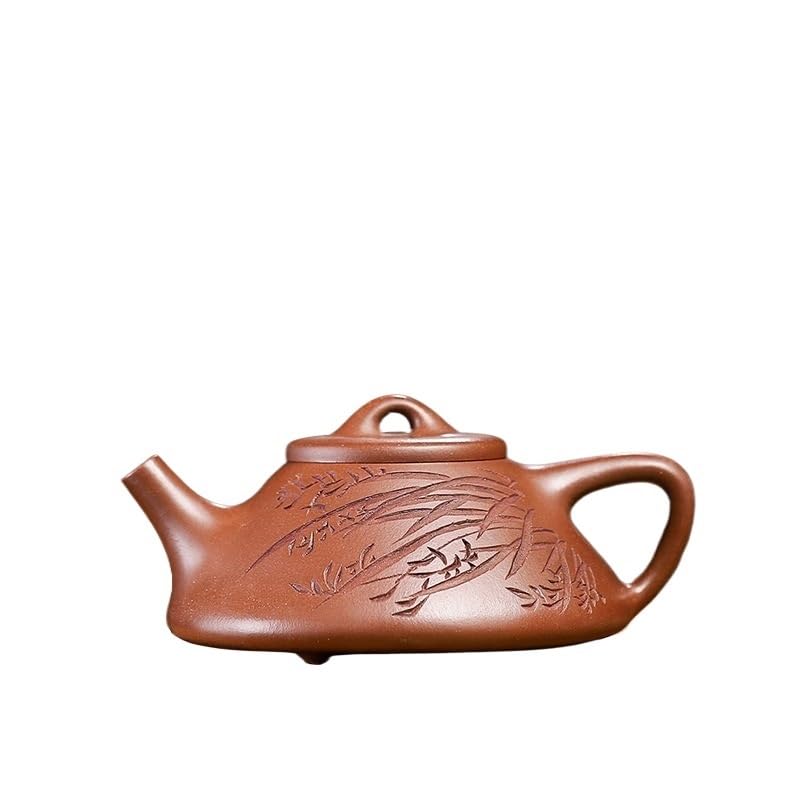 Czajnik do herbaty 180 ml Fioletowy gliniany czajnik, ręcznie robiony czajnik do herbaty, czajnik Zisha, zestaw do herbaty Cha, chiński czajniczek do kuchenki
