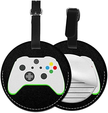 Luggage Tag Gamer Controller Video Games, Pu Leather Bag Travel Suitcases Id Identifier Baggage Label for Women Men Boys Girls 1 Luggage Tag Gamer Controller Video Games, Pu Leather Bag Travel Suitcases Id Identifier Baggage Label for Women Men Boys Girls