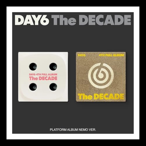 (Random.) DAY6 THE DECADE 4th Full Album PLATFORM NEMO Ver / QR+4 Sticker+12 Photo...