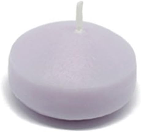Zest Candle CFZ-017_12 288-Piece Floating Candle, 1.75", Lavender