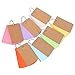 Kraft Paper Notebook Blank Flash Cards, 350pcs Cards with Rings 7 Colors Study Cards Notecards Flashcards for Office Learning Memory Game Pocket Sized Notebook