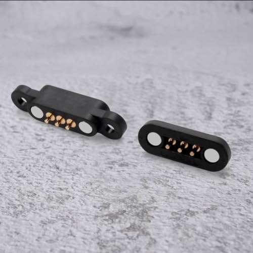 Pogo Pin magnético de 3 pines y 2,3 mm con conector de resorte macho y hembra para PCB 3