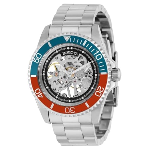 Invicta Reloj analógico para Hombre de con Correa en Acero Inoxidable 37878