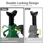 Jack Stands 3 ton, Car Jack Stands with Double Security Locking, 1 Pair - Image 3