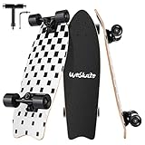 Hikole Skateboard para Principiantes Niños Adultos 27×8 Monopatin Completo de 7 Capas de Madera de Arce Rodamientos ABEC-11 T Tool Skate Board Cruiser para Principiante Carving Surf Trick