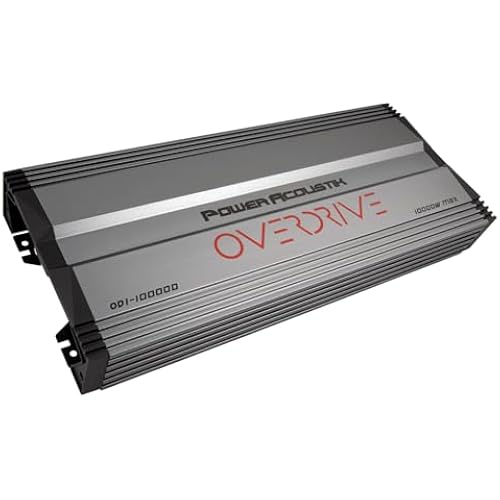 Power Acoustik OD1-10000D - 10,000 Watt Monoblock Car Amplifier | Class D, High Power Single Channel Amp for Subwoofers, 1 Ohm Stable, Car Audio Bass Upgrade