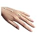 Suyi(TM) Crystal Simple Chain Bracelet Finger Ring Slave Bangle Hand Harness (Silver-simple)