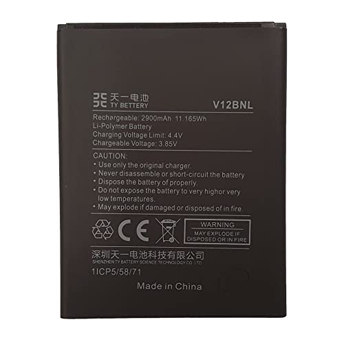 TY BETTERY® Batterie Compatible avec V12BNL Wiko Harry 2, Harry 2 Smart, View