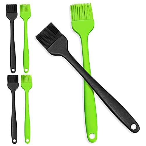 Luxshiny 6pcs Barbecue Brush Basting Tool for Cooking Silicone Baster Brush Basting Brush Grill Brush Barbeque Oil Brush Butter Brush for Baking Silicone Brush Cooking