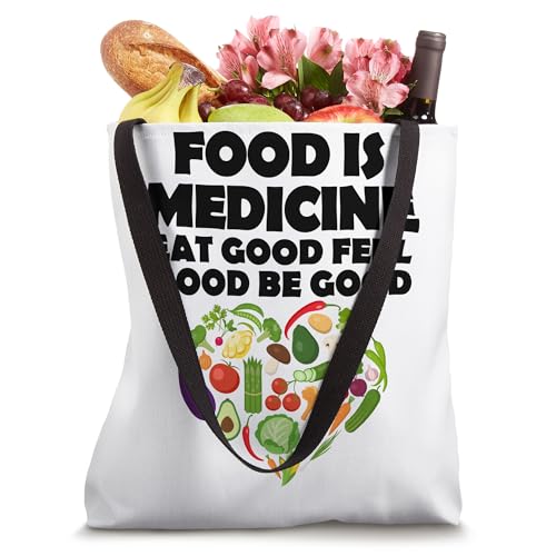 Bolsa Tote Food Is Medicine Healthy Eating miniatura 4