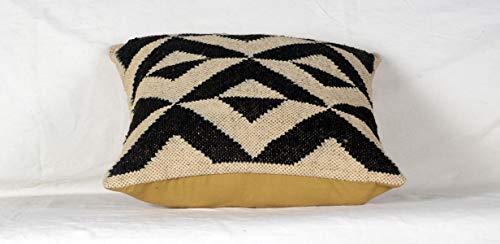 Chouhan Rugs 2 Set Of Indian Kilim Cushion Cover 18X18 Pillows Boho Ethnic Shams Jute Pillow Cases Rug Boho Shams #TOP7