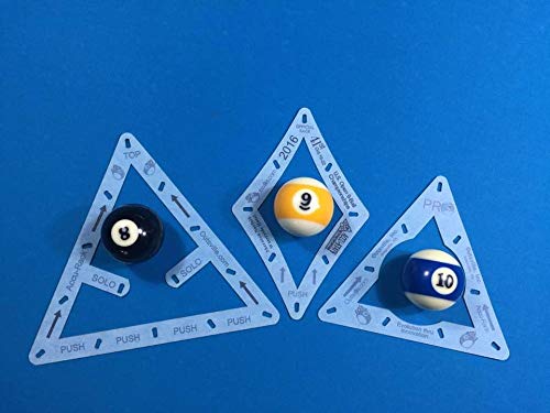 Accu-Rack Outsville Billiards Template Set (Solo, Diamond 9 And Pro 10) #TOP2
