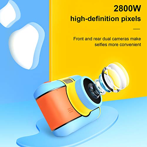 Digitalkamera, Kindergeschenk Kompakter High Definition 2,4 Zoll IPS Bildschirm mit Lanyard für Zuhause – Bild 3