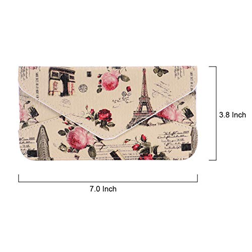 Image of XEYOU Women's Card Wallet Envelope Style Credit Card Holder Cute Cash Wallet for Ladies