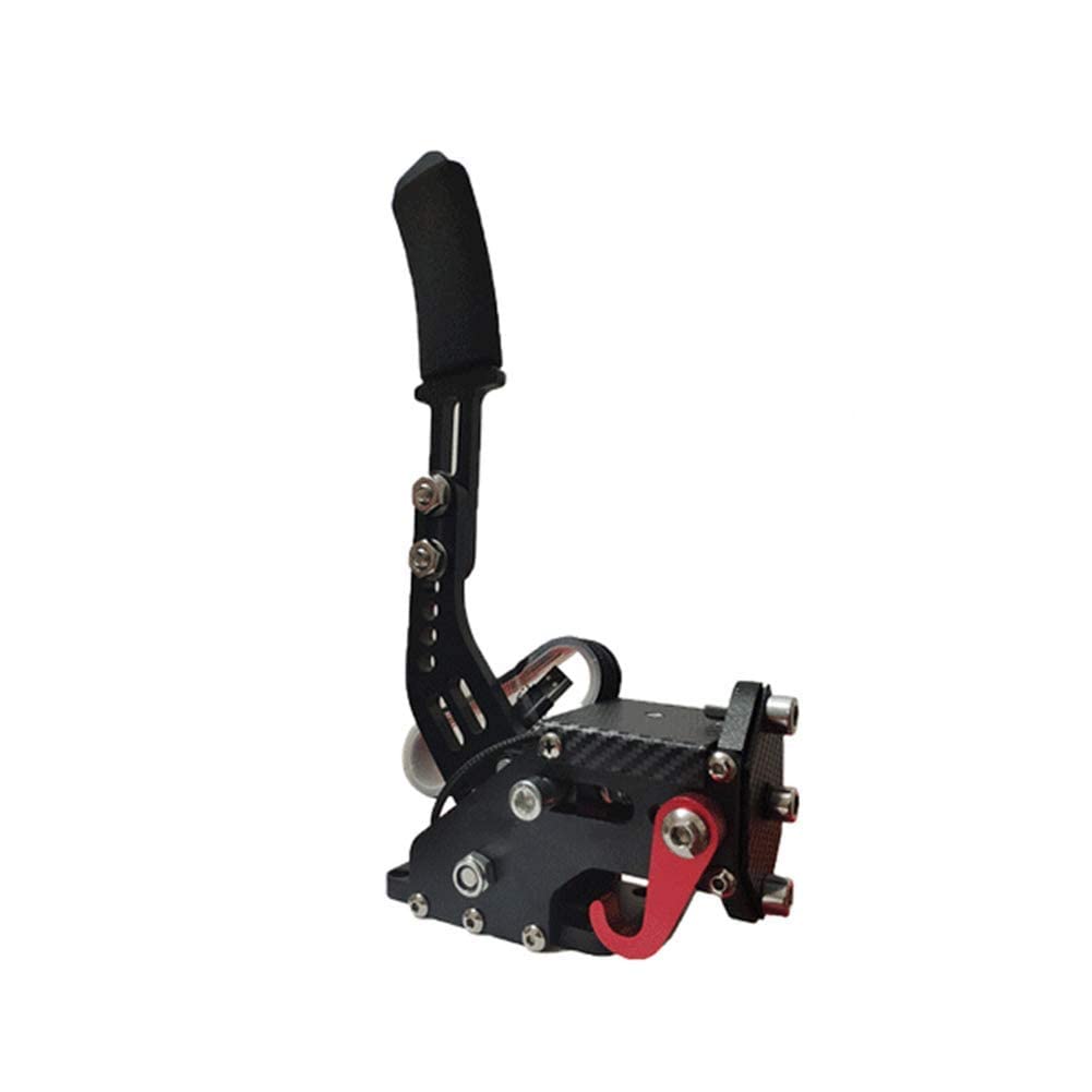 Ndier Frein à Main Drift USB 14 Bits pour Racing Games G25 / 27/29 T500, Dérive Universelle Réglable en Hauteur avec Système Windows(Rouge)