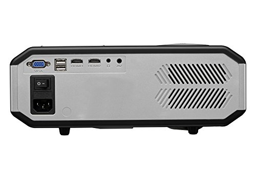 iCODIS RD-817 Video Projector, Supports 1080P, 3500 Lumens LCD, HD Resolution, 2000:1 Contrast Ratio, Multimedia Home Theater Digital Projector.