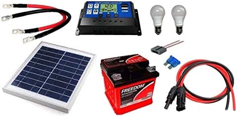 Kit Gerador de Energia Solar 10Wp - Gera até 32Wh/dia