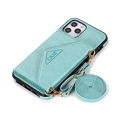 Housse magnétique en cuir fin pour iPhone 13 par USUASI