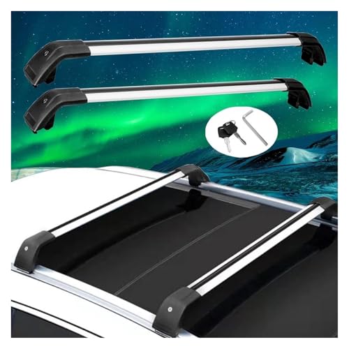 Barres de toit antivol aluminium pour Mitsubishi Outlander 2013-2020 - 2