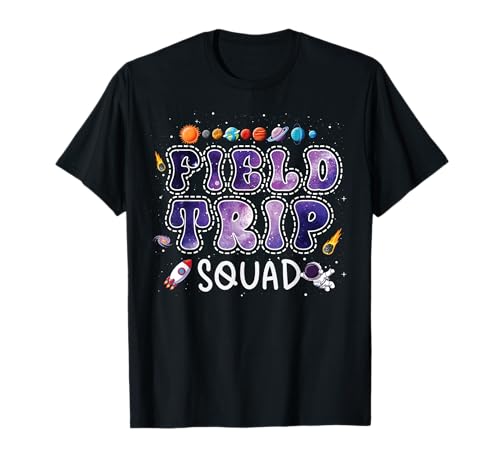 Space Station Center Field Trip Squad Crew Teacher Student T-Shirt