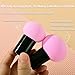 Makeup Powder Puff Kit, 2 Pcs Mushroom Shaped Applicators with Mini Handles for Foundation, Concealer, Loose Powder