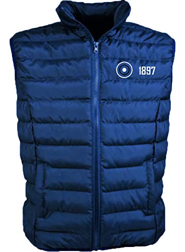 Chaleco acolchado sin mangas bordado blanco 1897 chaqueta ligera casual