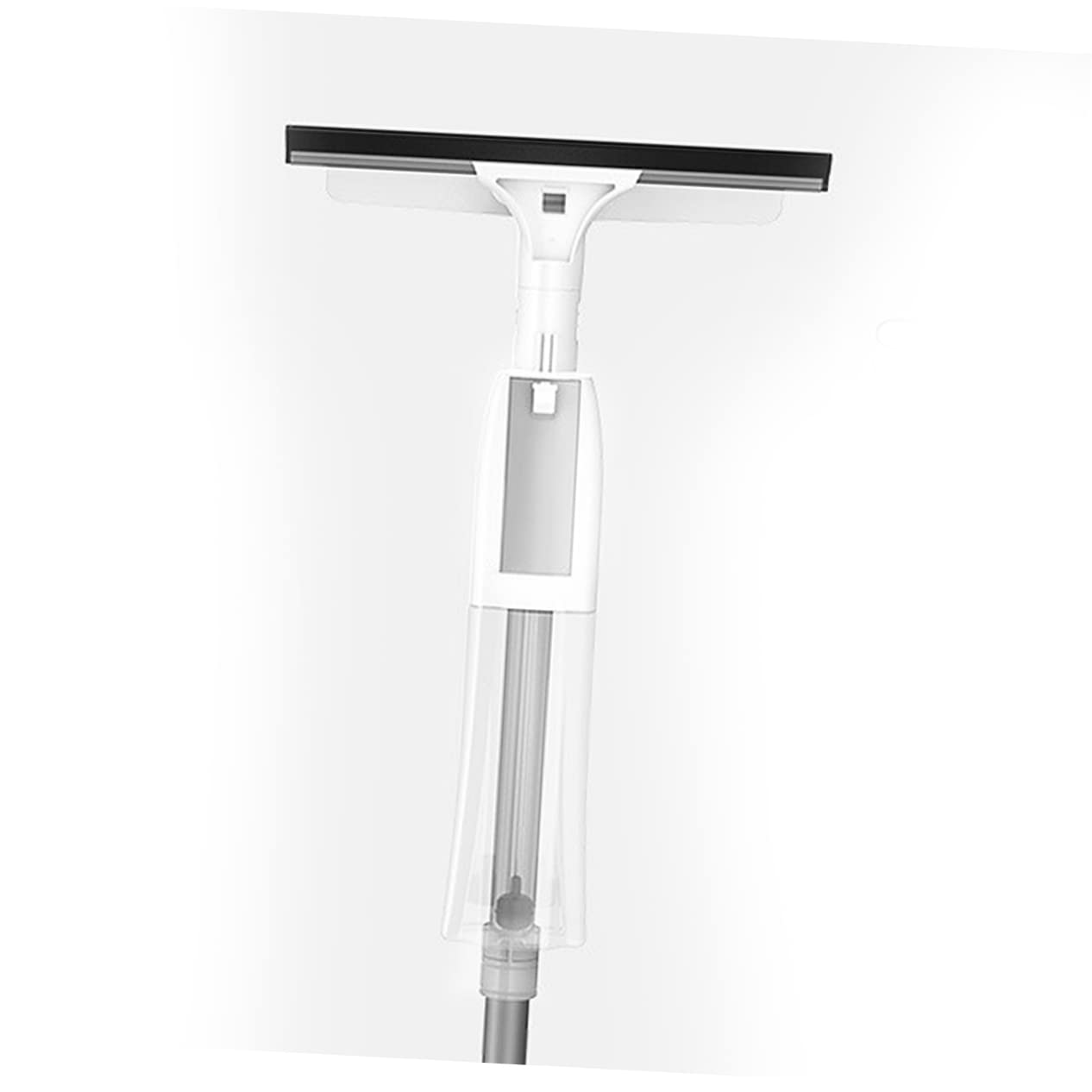 Raclette à Vitres avec Vaporisateur Outil de Nettoyage pour Fenêtres Manche Long Double Face Éponge Microfibre Professionnelle pour Maison et Bâtiments Élevés